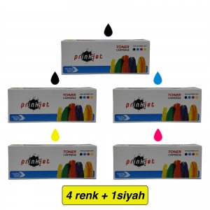  BROTHER TN-461 (TN461) TONER SETİ (4 RENK + 1 SİYAH) İthal Muadil Renkli Lazer Toner