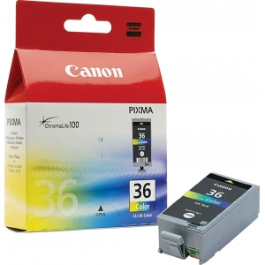  CANON CLI-36 (CLI36) iP100 / iP110 / TR150 Üç Renk Orijinal Mürekkep Kartuş