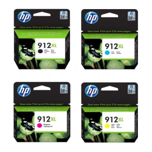  HP 912XL / 8013, 8023 KARTUŞ SETİ Orijinal Yüksek Kapasite Mürekkep Kartuş