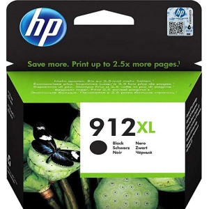  HP 912XL BK (3YL84A) Siyah Orijinal Yüksek Kapasite Mürekkep Kartuş