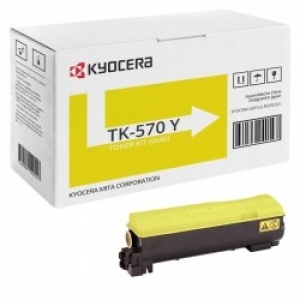  KYOCERA TK-570Y (TK570) Sarı Orijinal Renkli Lazer Toner